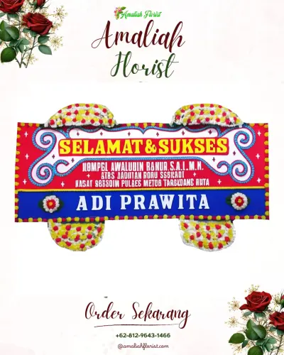 Karangan Bunga Ucapan Selamat di Amahusu