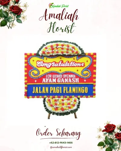 Bunga Papan Congratulation di Amahusu